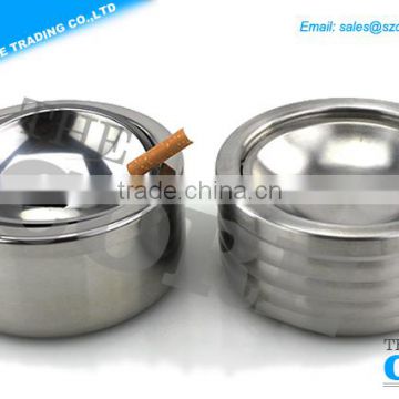 AS-003 new style stainless steel ashtray,metal round ashtray,metal ashtray