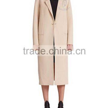 Classic Winter Double Face Camel Long Cashmere Coat