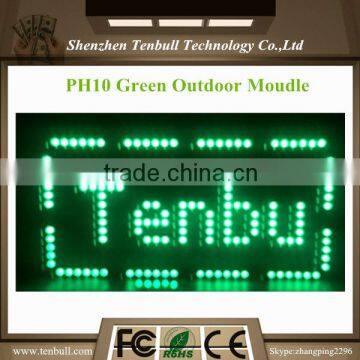 p10 led panel green outdoor