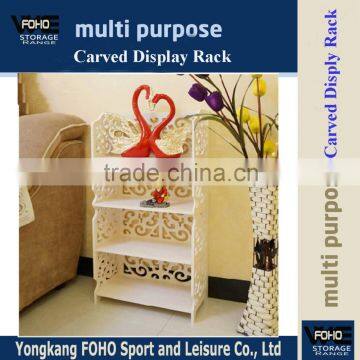 CDR0574 DIY creative wood plastic wall mounted shelf storage bins for books