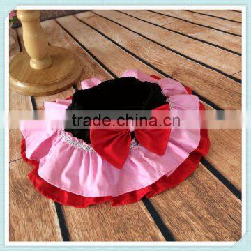 Baby Kid Bowknot Floral Bow Skirt Girl All-Match Flower Tutu Ruffle Tiered Skirt