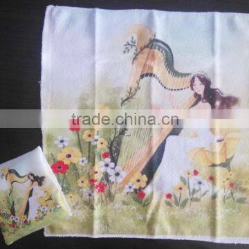 Custom Digital Print gift packing handkerchief
