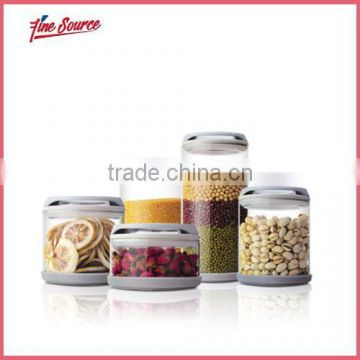 Glass cooking sealed Pots Cans Jars with Lid Glass storage jars