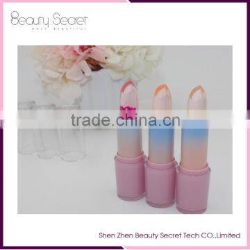 Customized logo high quality cosmetic and makeup brand jerry lipstick flower lipstick