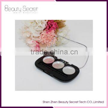 Oval Empty makeup cardboard palette for eyeshadow, eyebrow, blush