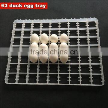 Incubation Equipment Parts White Plastic 63 Duck Egg Tray Is Easy To Use Very Good Quality