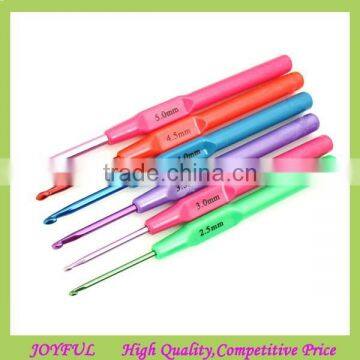 6PCS set Hot selling cheap crochet hooks needles 2.5-5MM