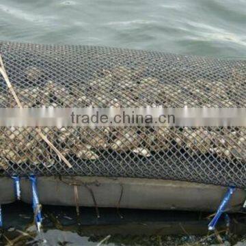Oyster Mesh Oyster Bag and Oysters Cage