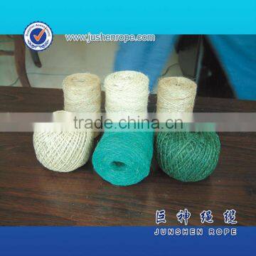 Colored jute rope for mooring packing and decoration