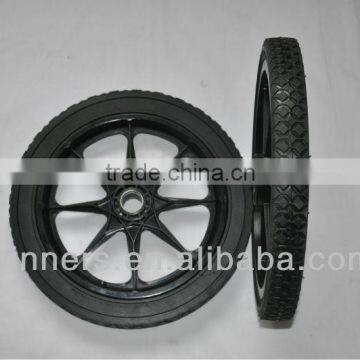 16x1.75/1.95/2.125 big semi-pneumatic tire with plastic rim