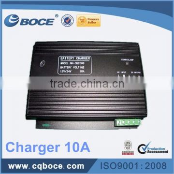 Lower price 12V 24V battery charger 4A 5A 6A 10A 12A black