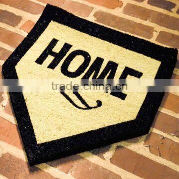 Baseball Team Home Plate Coir Door Mats