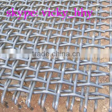 High carbon screen crimped wire mesh from huahaiyuan factory