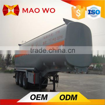 3 axle 40000 liters fuel tank truck trailer , fuel tanker for sale