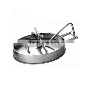 Oval stainless steel tank manhole cover