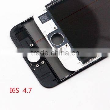 LCD Front Touch Screen Glass Outer Lens For IPhone 6S 4.7inch With Frame Bezel OCA Film Glue Cold Press photo-2