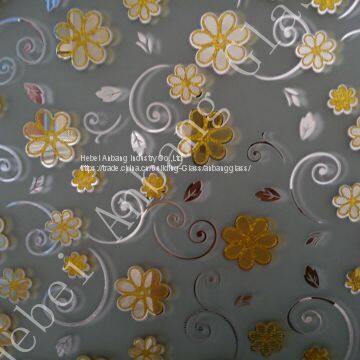 Китайская стекольная фабрика поставляет декоративное художественное стекло по лучшей цене, льдо-кислотно-этчированное матовое стекло photo-4