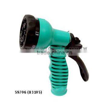 6-Pattern Grip Trigger Spray Plastic Nozzle