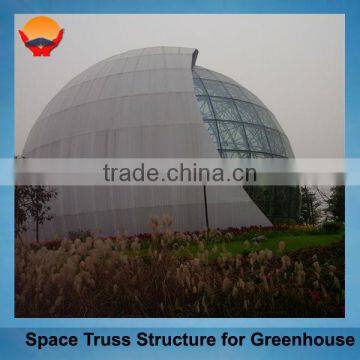 High Quality Light Steel Space Greenhouse Design