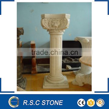 Marble stone gate pillar design decorative house pillar