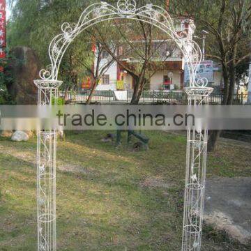Decorative rose wedding iron garden arch