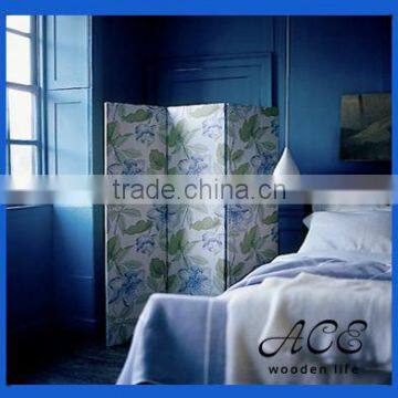 Personalized Solid Wood Folding Screen UV printing on wood Home Decoration