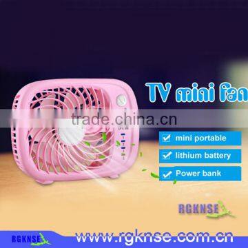 New arrival mini hand fan, ceiling fan with power bank and led light