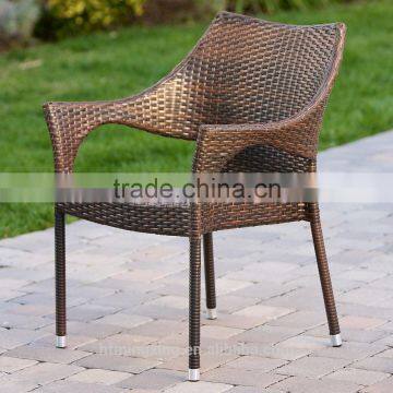 Outdoor Patio Wicker Arm Chair photo-2