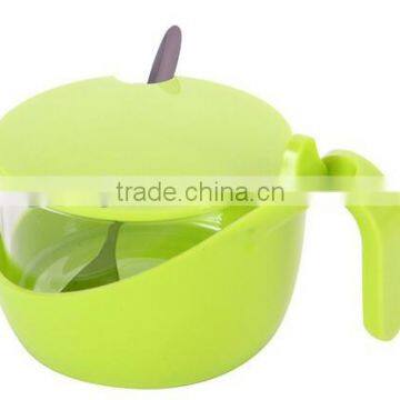 New Arrival Colorful With Cover Spoon Plastic Soy Saucet Condiment photo-3