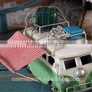 American Tourist Bus Vintage Metal Car Model photo-6