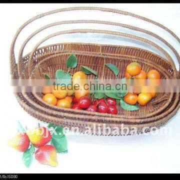 Egg shaped awn iron frame storage make hanging flower baskets