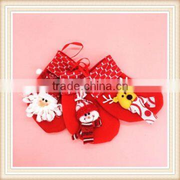 12pcs Christmas Stockings Ornament Hangeing Socks Xmas Tree Decoration Gift Bags