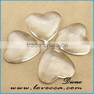 Various Shape DIY Jewelry Cabochon 8-30MM Flat Back Clear Crystal Glass Cabochon