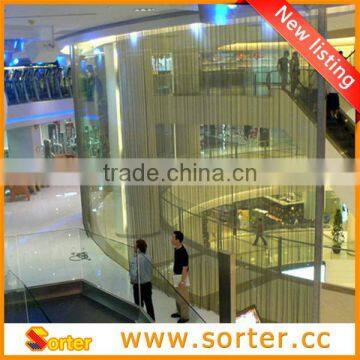 Stainless steel mesh curtain room divider curtain wall