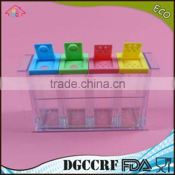 NBRSC 100% Food Grade 4pcs Food Storage Containers Kitchen Tool Plastic Canisters Foodsaver Storage Continer photo-2