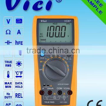 Electric meter vc87 Digital multimeter Temperature and Voltmeter tester