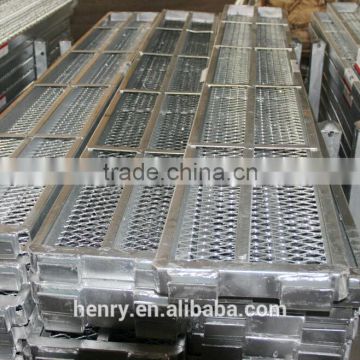 Hot-dip galvanized scaffolding steel plank