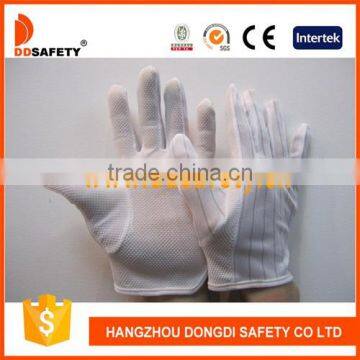 DDSAFETY 2017 High Quality Anti Static Cotton Glove With Mini Dots On Palm