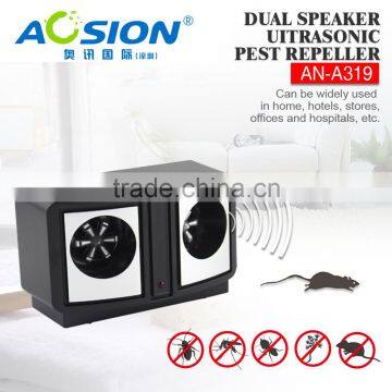 Aosion Dual Speaker ULTRASONIC RODENT AND INSECT ELIMINATOR