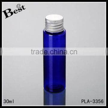 Wholesale Skin Care 30 ml Pet Bottle Flip Cap Translucent Blue Cosmetic Cleansing Oil Plastic Bottle Pet China Suppliers photo-2