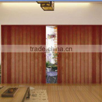 panel PVC folding door, exterior folding door