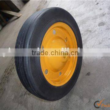 13x3 Powder Rubber Wheel Heavy Duty Solid Rubber Wheels photo-2