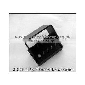 Burr Block Mini , Black Coated