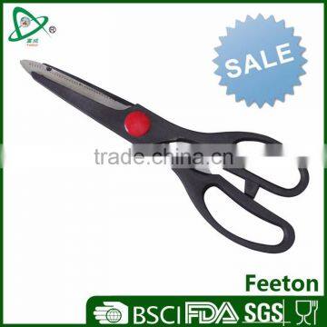 Lastest wholesale steel vegetables cutting scissors with walnut cutter