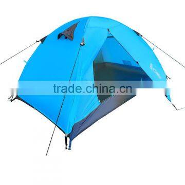 Portable Climbing Camping Hiking Season Use Colorful Waterproof Double Layer 2 Person Lovers Folding Beach Tent photo-2