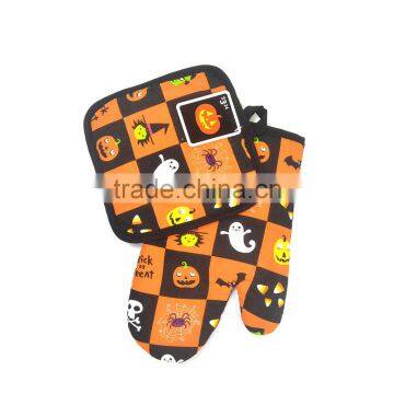 Promotional Gifts 7x11" Cotton Oven Mitt Flame Resistant Quilted Cooking Gloves