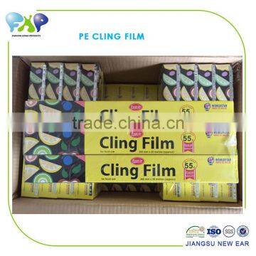 Food Grade Stretch Film Micron PVC Cling Film fresh keeping film