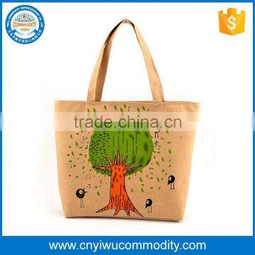 cheap eco-friendly reusable custom printed drawstring canvas bag cotton