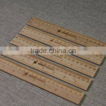 Natural Wooden Ruler With Logo