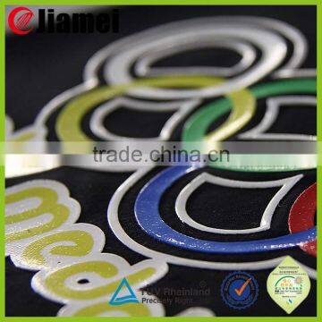 T-shirt heat transfer stickers clothing silicone rubber raised custom heat transfers